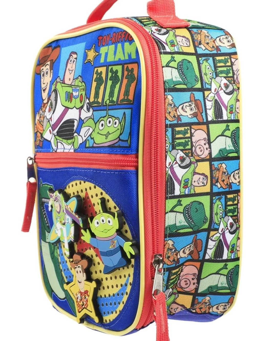 Disney Toy Story Character Lunch Tote - Blue, Red, Yellow, Green